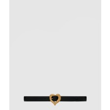[SAINT LAURENT-생로랑]양가죽 하트 벨트 650322