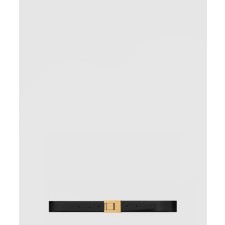[SAINT LAURENT-생로랑]부드러운 가죽 소재의 생 로랑 스퀘어 버클 벨트 733514