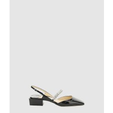[JIMMY CHOO-지미추]Jill 30mm Sandals In Black