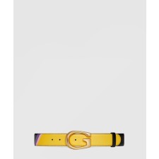 [GUCCI-구찌]G버클 투톤 벨트 709954