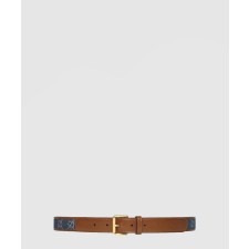 [GUCCI-구찌]GG 스퀘어 버클 벨트 678694