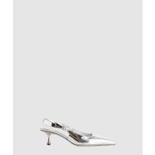 [JIMMY CHOO-지미추]Patent Leather Amen Slingback Pumps