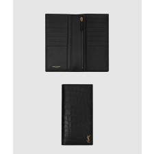 [SAINT LAURENT-생로랑]악어무늬 가죽 롱 지갑 607746