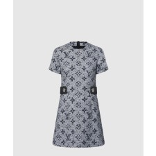 [LOUIS VUITTON-루이비통]모노그램 트위드 마르탱갈 드레스 1AFSX0