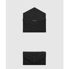 [SAINT LAURENT-생로랑]CASSANDRE MATELASSÉ FRAGMENTS 플랩 카드 케이스 612808