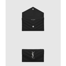 [SAINT LAURENT-생로랑]CASSANDRE MATELASSÉ FRAGMENTS 플랩 카드 케이스 612808