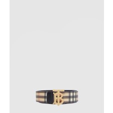 [BURBERRY-버버리]체크 프린트 벨트 80189901