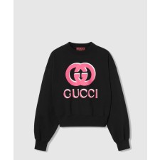 [GUCCI-구찌]코튼 저지 프린트 스웨트셔츠 789582