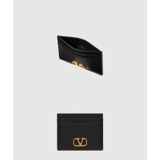 [VALENTINO-발렌티노]브이로고 시그니처 스탐파 알체 카프스킨 카드 케이스