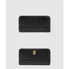 [BURBERRY-버버리]퀼팅 레더 롤라 지퍼라운드 지갑 80623401