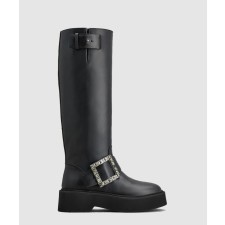 [ROGER VIVIER-로저비비에]비브 레인저스 바이커 부츠 7403