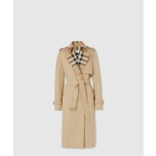 [BURBERRY-버버리]롱 코튼 블렌드 트렌치코트 80607351