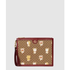 [GUCCI-구찌]GG 슈프림 캔버스 클러치 654503