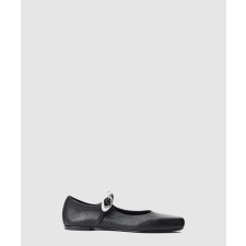 [MCQUEEN-알렉산더맥퀸]염소 가죽 메리 제인 068001