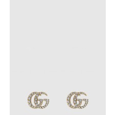 [GUCCI-구찌]GG 마몽 크리스털 귀걸이 753886
