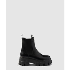 [PRADA-프라다]모놀리스 브러쉬드 가죽 첼시 부츠 1T256N