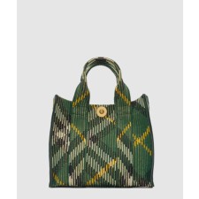 [BURBERRY-버버리]미니 체크 니트 토트 80957851