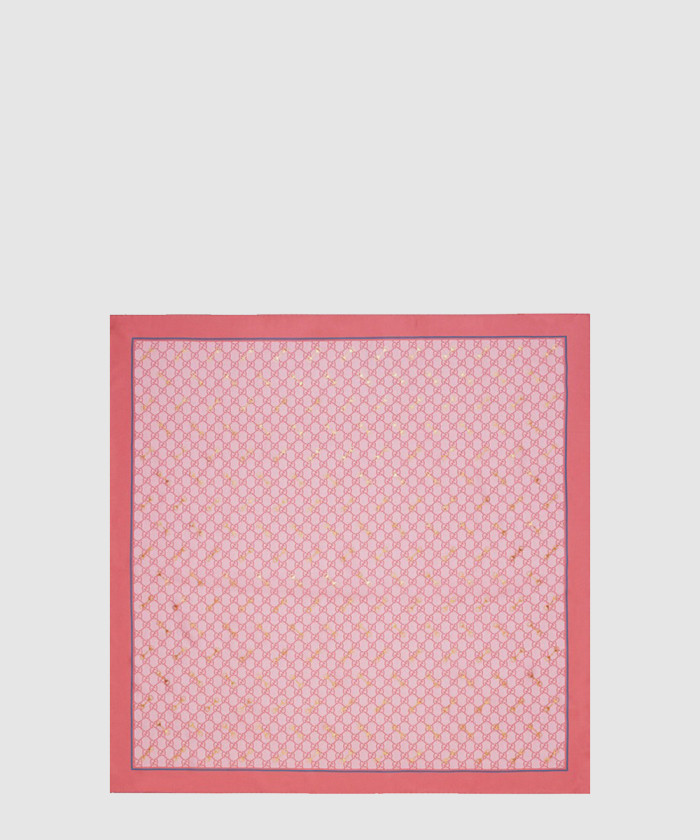 [GUCCI-구찌]GG 프린트 홀스빗 실크 스카프 662576