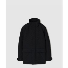 [BURBERRY-버버리]체크 후드 퀼팅 나일론 재킷 80938761