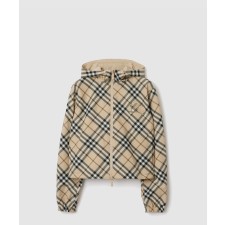 [BURBERRY-버버리]크롭 리버시블 체크 재킷 80990291