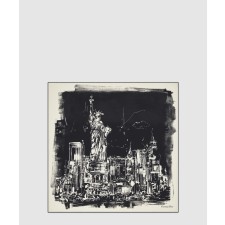 [DIOR-디올]New York 90 스퀘어 스카프 44NYL