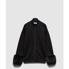 [PRADA-프라다]더블 플리스 하이넥 블루종 138632