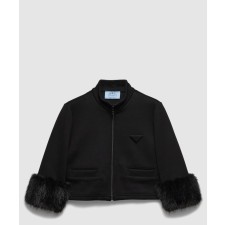 [PRADA-프라다]크롭 플리스 블루종 138632