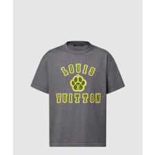 [LOUIS VUITTON-루이비통]엠벨리시드 쇼트 슬리브드 코튼 크루넥 1AGJS8