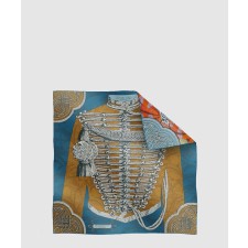 [HERMES-에르메스]Brandebourgs Fleuris 더블 페이스 스카프 90