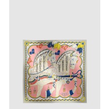 [HERMES-에르메스]Harnais de Coeur 스카프 90