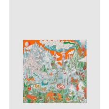 [HERMES-에르메스]코스모그라피아 유니버셜 숄