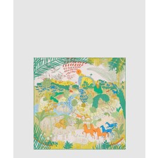 [HERMES-에르메스]르 카니발 데 애니막스 동물 스카프 90