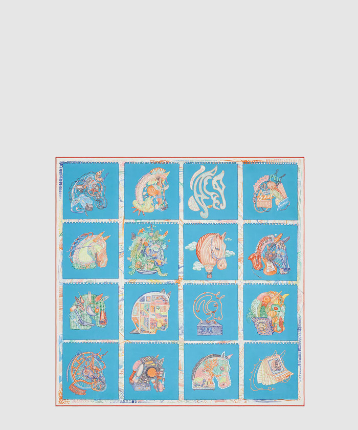 [HERMES-에르메스]Chevaloscope 스카프 90