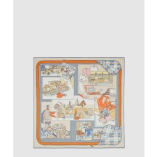 [HERMES-에르메스]Confort en Automobile 스카프 90