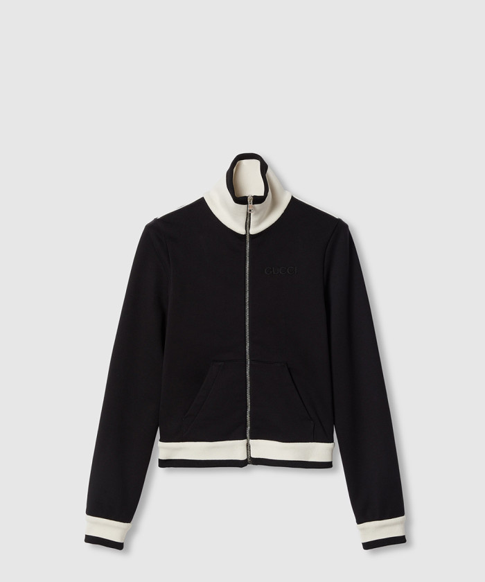 [GUCCI-구찌]코튼 플리스 지퍼 재킷 805365