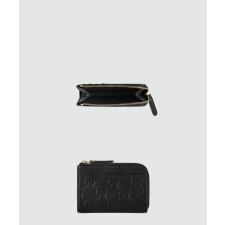 [GUCCI-구찌]GG 엠블럼 지퍼 카드 케이스 815936