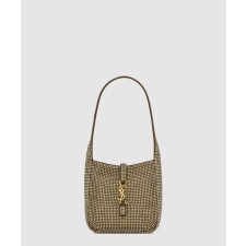 [SAINT LAURENT-생로랑]실크 새틴과 크리스탈 소재의 유연한 LE 5 A 7 베이비백 809464