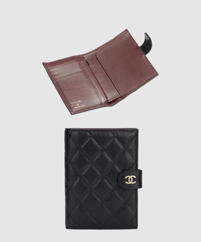 [CHANEL-샤넬]24P 카드지갑 여권케이스 AP3791