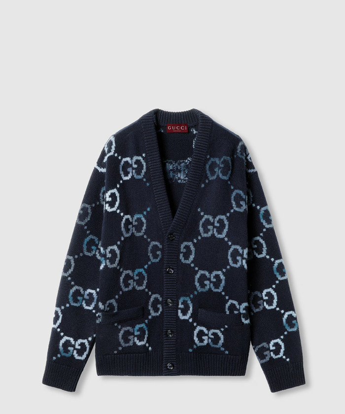 [GUCCI-구찌]GG 인타르시아 울 가디건 770507
