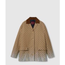 [GUCCI-구찌]자수 GG 캔버스 코트 811616