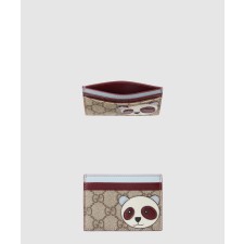 [GUCCI-구찌]판다 디테일의 바이컬러 GG 카드 케이스 818769