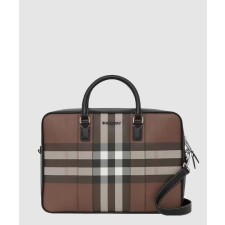 [BURBERRY-버버리]체크 레더 브리프케이스 80527721