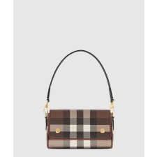 [BURBERRY-버버리]체크 가죽 크로스바디백 80551721