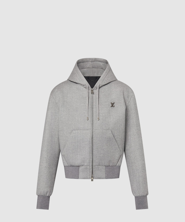 [LOUIS VUITTON-루이비통]테일러드 테크니컬 울 후디드 블루종 1AFYBQ