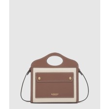 [BURBERRY-버버리]미니 투톤 크로스백 8052898