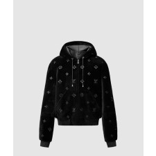 [LOUIS VUITTON-루이비통]모노그램 엠벨리시드 시어링 후디 1AHBYN
