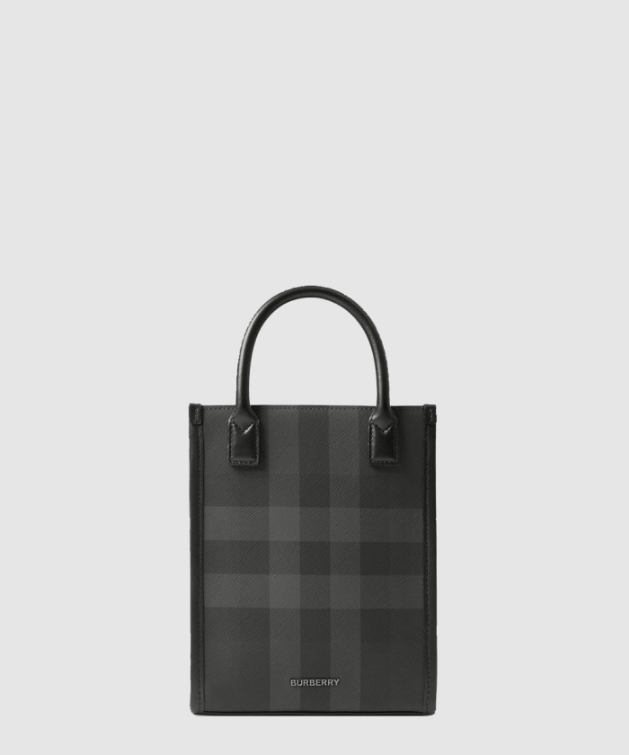 [BURBERRY-버버리]체크 레더 미니백 80684671