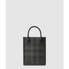 [BURBERRY-버버리]체크 레더 미니백 80684671