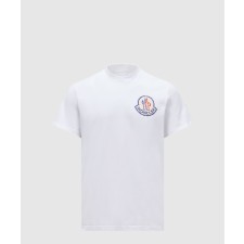 [MONCLER-몽클레어]픽셀 로고 코튼 티셔츠