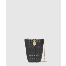 [BURBERRY-버버리]퀼팅 롤라 버킷백 80450421